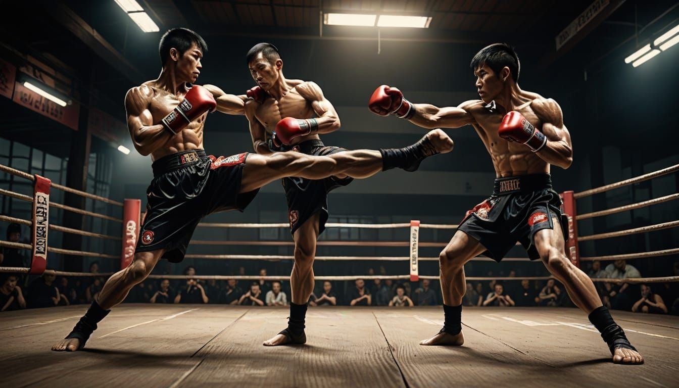Quels types de coups de pied existe-t-il en kickboxing ?